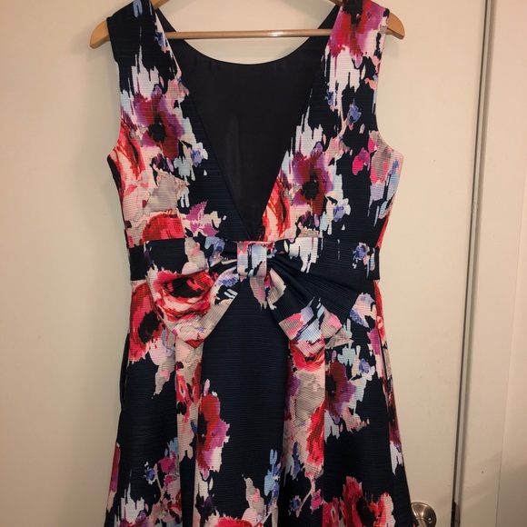 Kate Spade Hazy Floral Bow Back Dress NEW - Picture 6 of 7